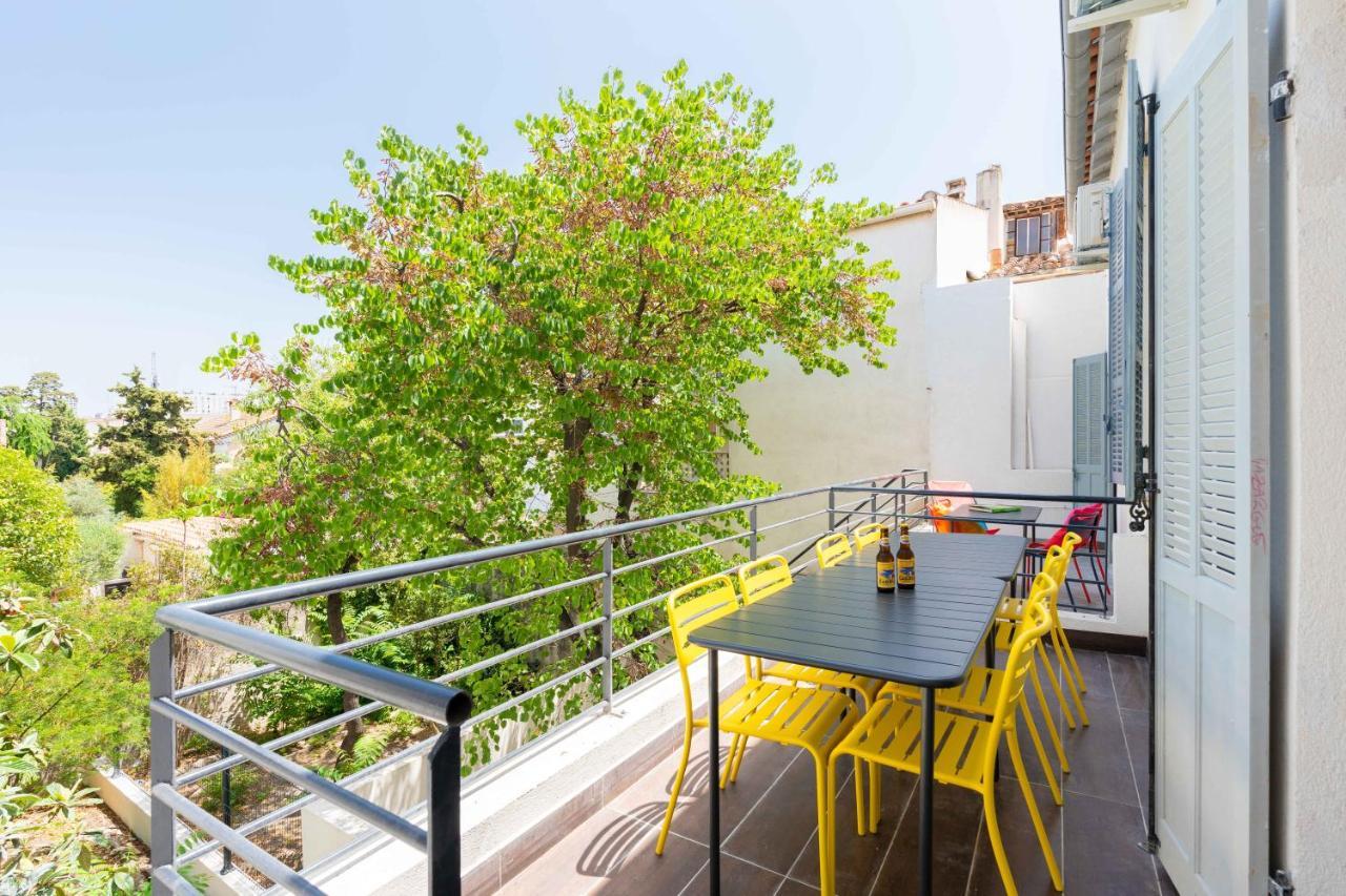 Le Concorde 3 - Appartement 2 Chambres - 8 Pers - Terrasse - Clim Marseilles Buitenkant foto